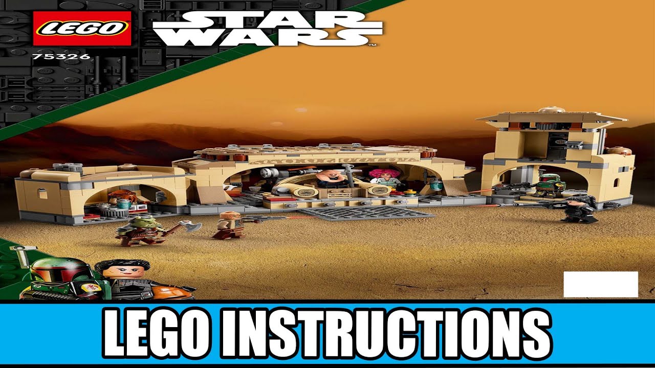 Star Wars - Boba Fett's Throne Room LEGO instructions