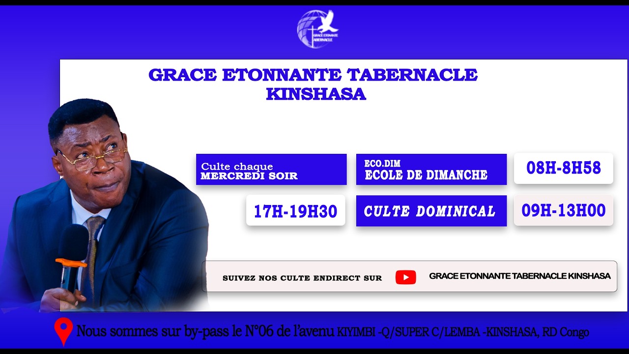 Culte dominical 22.02. 2026// CE QU'IL FAUT POUR EXERCER MARC 11// MIN SAM ADAIR