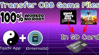 Transfer OBB Game Files in SD Card No Root | Taichi App & XInternalSD screenshot 3
