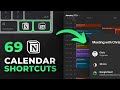 How To Work Faster With These 69 Notion Calendar Keyboard Shortcuts