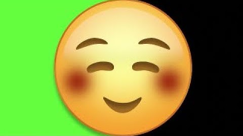 GREEN SCREEN 4K | Emoji Smiling | Arrow to Left | Art | Animation | Chroma key FULL HD