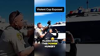 Violent Tyrant Corrupt Cop Gets Owned 😧 #crime #cops #policebodycam #police #copsoftiktok