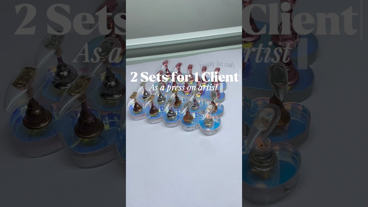 2 набора накладных ногтей в качестве набора для нанесения накладных ногтей | Заказы накладных ног...