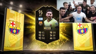 😱 20 IF GARANTITI con MESSI 96 IF! w/ FIUS GAMER e ENRY LAZZA! FIFA 19 PACK OPENING [ITA]
