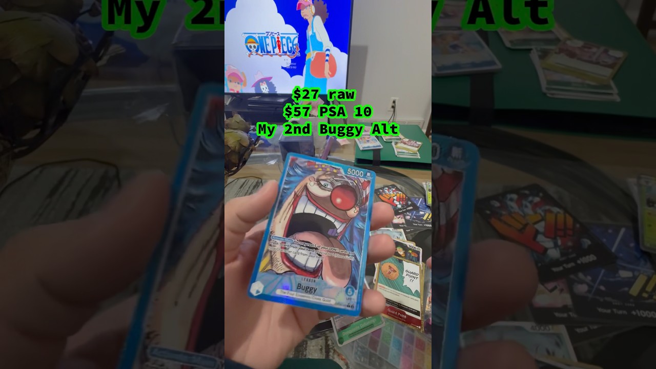 My luck is getting better! OP09 Buggy Alt Leader! 