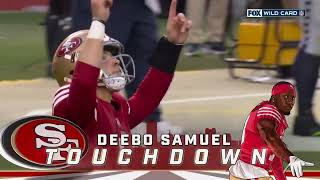 Brock Purdy 74 YARD TOUCHDOWN to Deebo Samuel vs Seahawks | 2023 NFL Wild Card Game