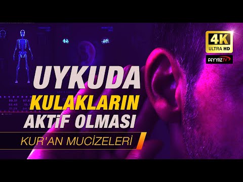 Uykuda kulakların aktif olması [Kuran Mucizeleri] 4K