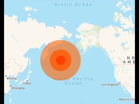 Fuerte sismo en las Islas Aleutianas (Alaska y Rusia)