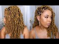 using SPRING TWIST HAIR for DIY Distressed FAUX LOCS | How to & Tips