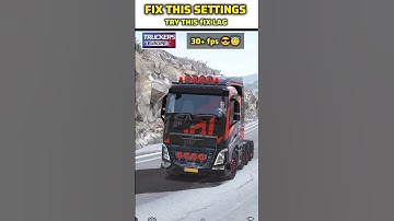 Fix This lagging problem try this settings Truckers of Europe 3