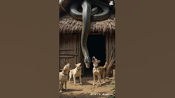 Python Vs Dogs #python #snakevideo #youtubshurt #varalvideo #animals
