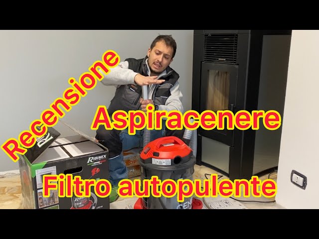 Recensione Aspiracenere con filtro autopulente per stufa pellet camino bbq  Ribimex 