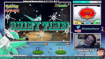 OmegaRuby Stream - Unown P (DexNAV)
