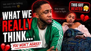 WE LISTEN AND DON’T JUDGE… COUPLE EDITION 😭 (BAD IDEA)