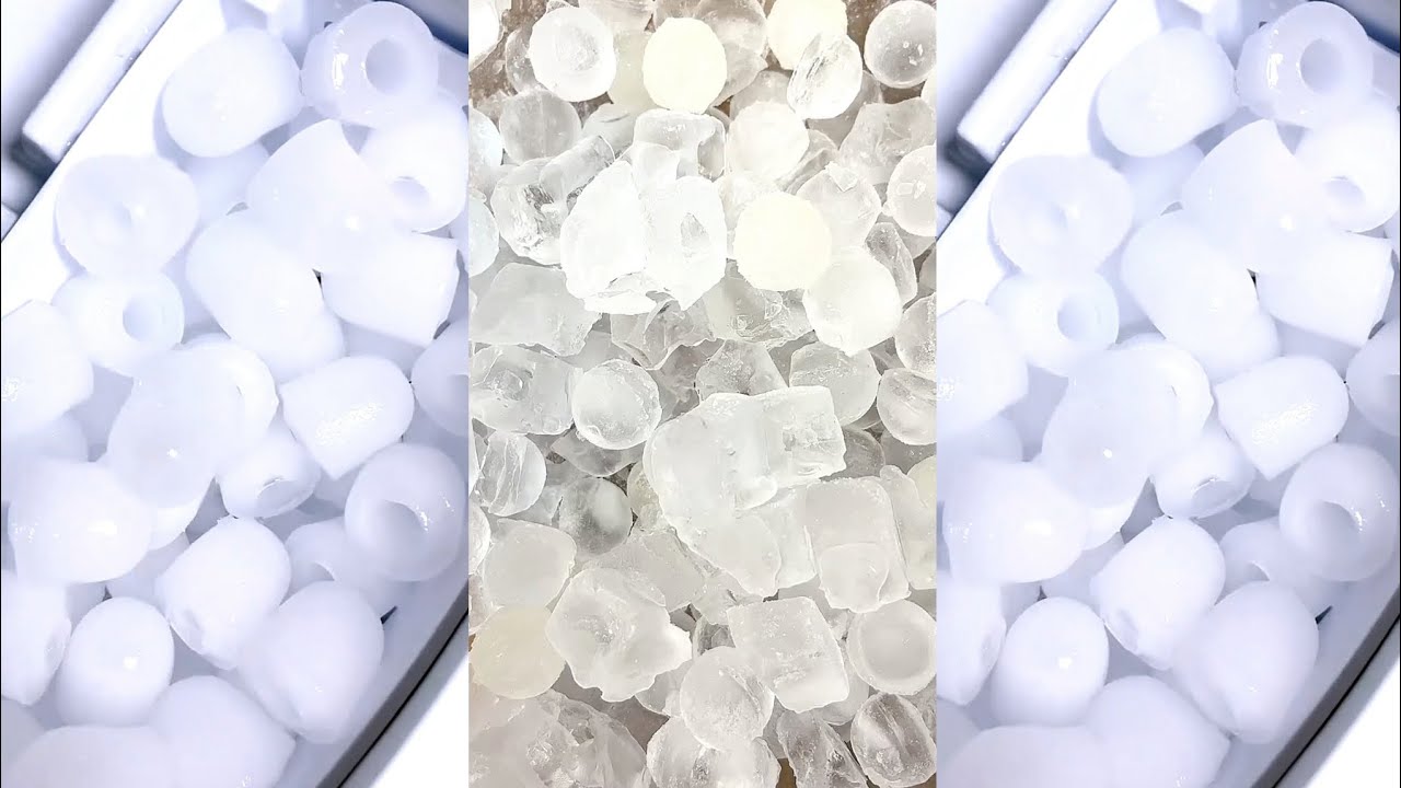 HARD ICE EATING / CRUSHED ICE. ICE EATING YouTube