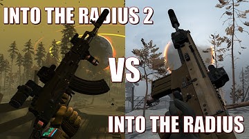 Into the Radius 2 vs Into the Radius - GRAPHICS Comparison Meta Quest 3