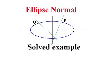 Ellipse NP 6 | If the normals at P and Q meets the axis at G and g find PG^2+Qg^2=