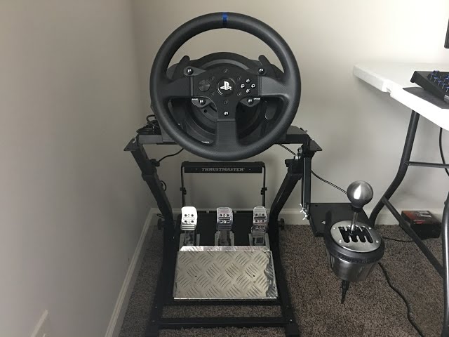 GT Omega Wheel Stand and T300RS Setup - YouTube