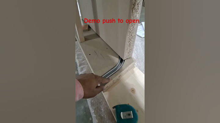 DEMO PUSH TO OPEN SLIDING DOOR #interiordesign #wooddesigner #carpentry #furniture  #woodworking