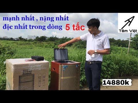 Video Loa Kéo Có MÀN HÌNH Công Suất LỚN NHẤT trong dòng 5... - youtube