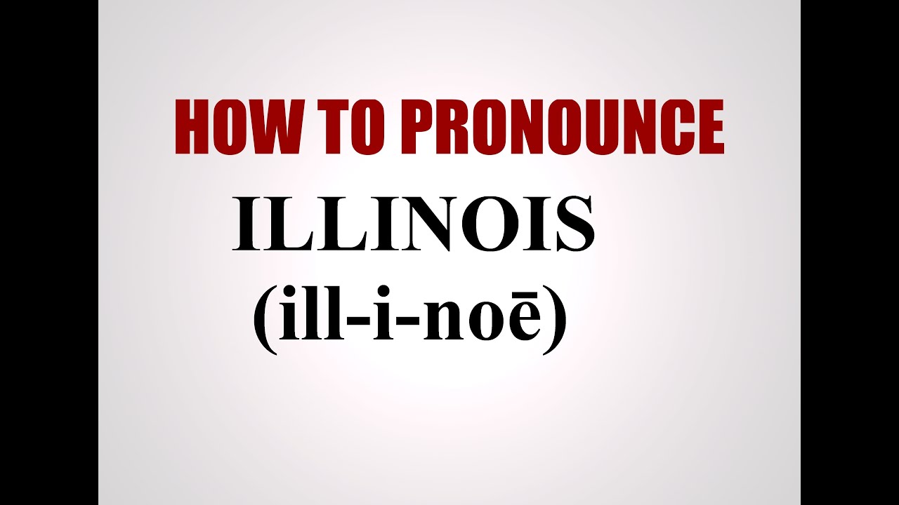How Do You Pronounce Illinois Flick Fact Just How Do You Actually Pronounce Illini Local News 