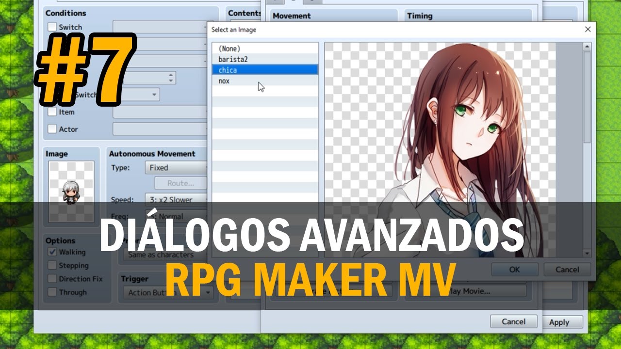 RPG Maker MV - Tutorial en Español #7 - Diálogos avanzados - YouTube