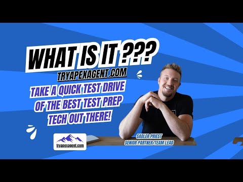 Exam Prep test drive of TryApexAgent.com - Real Estate School