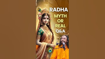 Is Radha a Myth or Real? Q&A Dallas Retreat l Swami Mukundananda #shorts