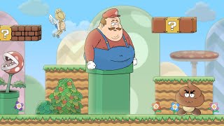 Mario can't fit in tunnels anymore…