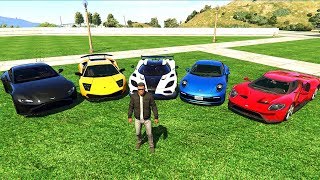GTA 5  Stealing Luxury Cars With Franklin  (Real Life Cars)#34