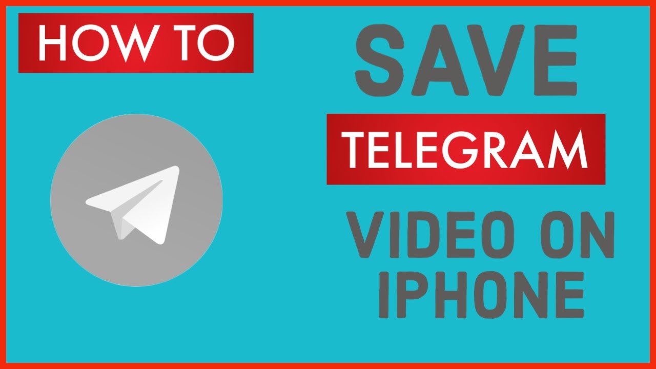 How to Save/Download Video From Telegram to iPhone / iPad - YouTube