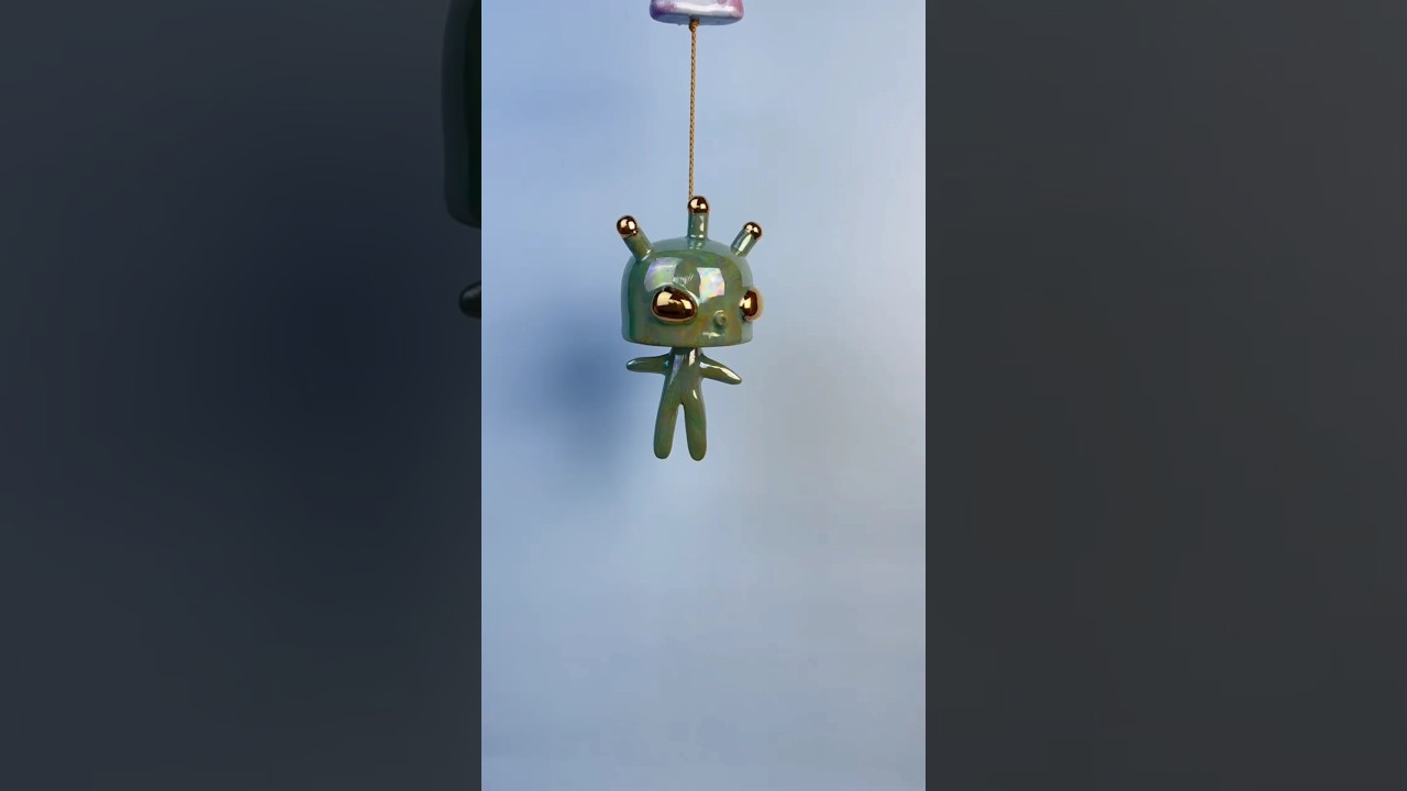 Diy clay garden hanging decor 