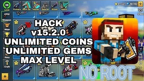 Pixel Gun 3D Hack v15.2.3 - Unlimited Coins & Gems , Max LVL