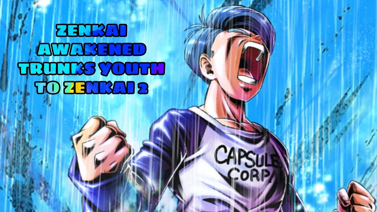 Zenkai awakened Trunks (youth) to zenkai 2 Db legends YouTube