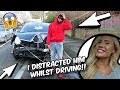 DISTRACTING MY BOYFRIEND WHILE HE DRIVES!! *SOO FUNNY!!*