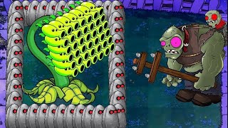 Plants vs Zombies Hack | 999 Three Repeater vs Gargantuar