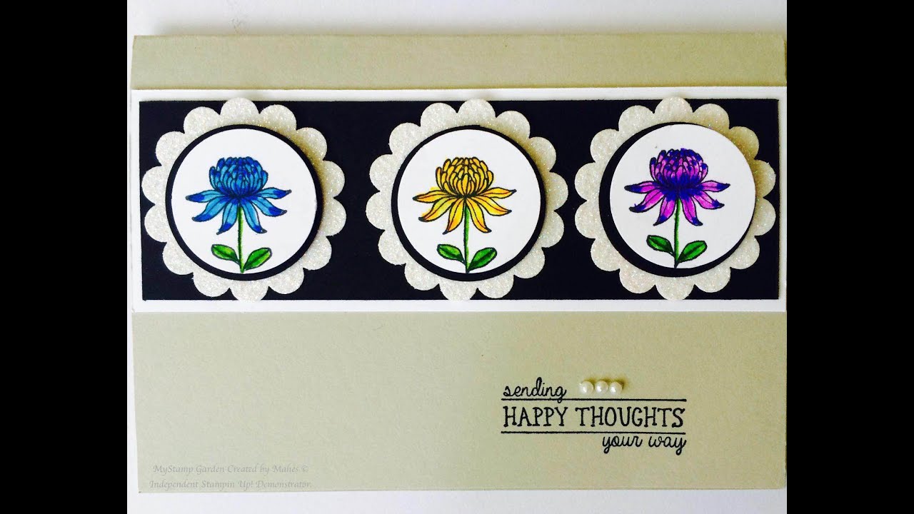 Flowering Fields using Stamping'Up by Mahes