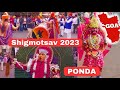 SHIGMOTSAV 2023 PONDA | GOA | DRONE VIEW  #goa #goatourism #shigmotsav #drone #festival