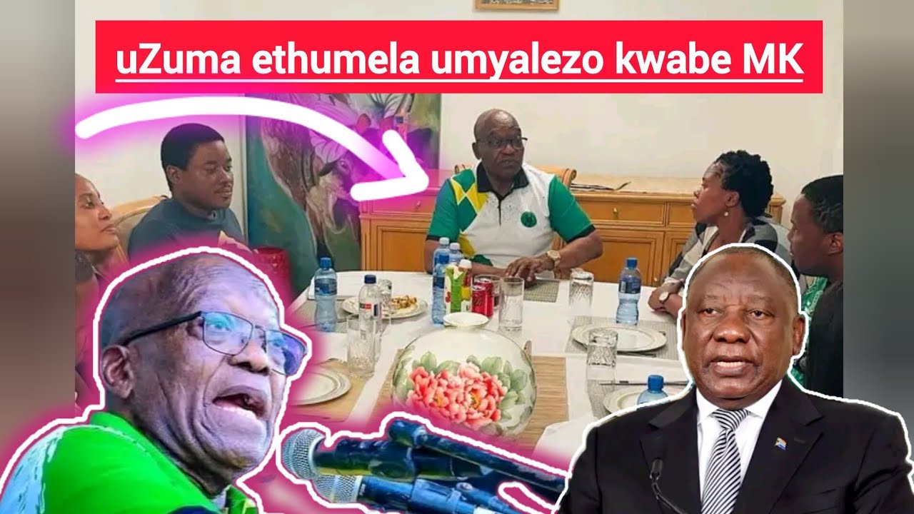 Ezingenayo: uZuma we MK usethumele umyalezo ophuthumayo kwabe MK ๐ณ ...