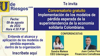 Conversatorio implementación de los modelos  de pérdida esperada de la SES colombiana