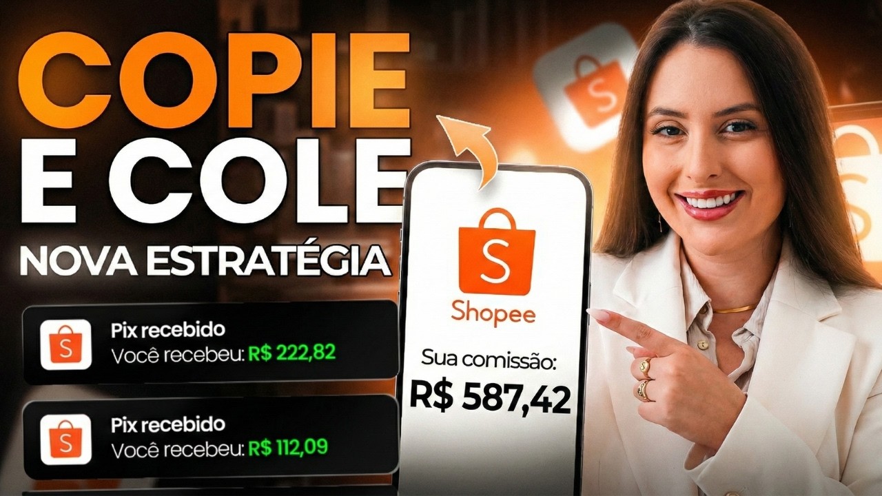 AFILIADO SHOPEE: Sua PRIMEIRA VENDA EM 20 MINUTOS COM SITE DE ACHADINHOS (NOVA ESTRATÉGIA)