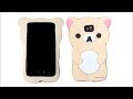 Cómo hacer una funda o carcasa para el móvil - Korilakkuma y Rilakkuma Kawaii