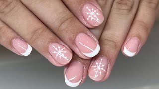 Gel-X Fill | Short Gel-X | Snowflake Nails | Short French Nails | Can you fill in gel-x nails? by GlammedBeauty 7,007 views 5 months ago 33 minutes