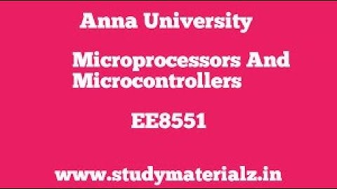 EEE EE8551 Microprocessor & Microcontroller (MPMC) 8237 DMA MCQ Questions with Answer - Part 6
