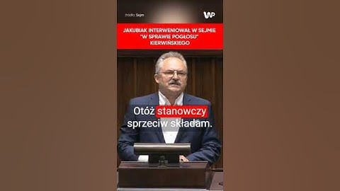 Jakubiak grzmiał w Sejmie: NIE deprecjonujcie Sejmu