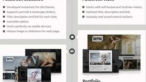 Depth — Full-Screen AJAX Portfolio WordPress Theme + Download