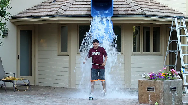Dirk Komarnitsky does the ALS Ice Bucket Challenge
