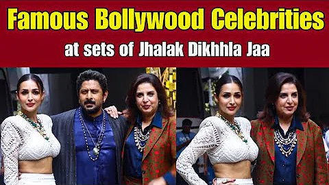 Malaika Arora, Farah Khan & Arshad Warsi make a dazzling look on the set of ''Jhalak Dikhhla Jaa'