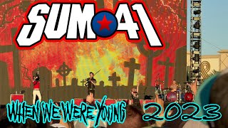 Sum 41 Performs Live Full Set When We Were Young 2023 Day Two Las Vegas