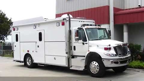 EVI custom 20-Ft. Walk-In Mobile Command Post Vehicle